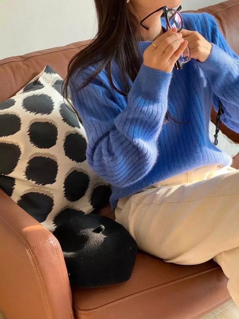 Frill - Korean Women Fashion - #momslook - Real Knit Ttee - 5