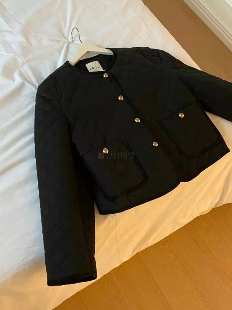 Frill - Korean Women Fashion - #momslook - Quilting Jacket - 3