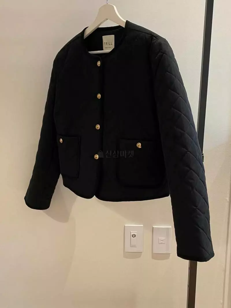 Frill - Korean Women Fashion - #momslook - Quilting Jacket - 5