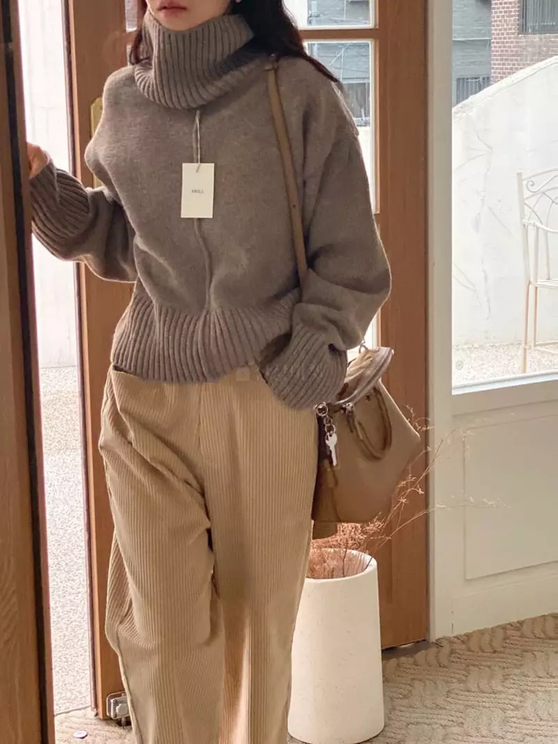 Frill - Korean Women Fashion - #womensfashion - Show Turtleneck Tee - 2