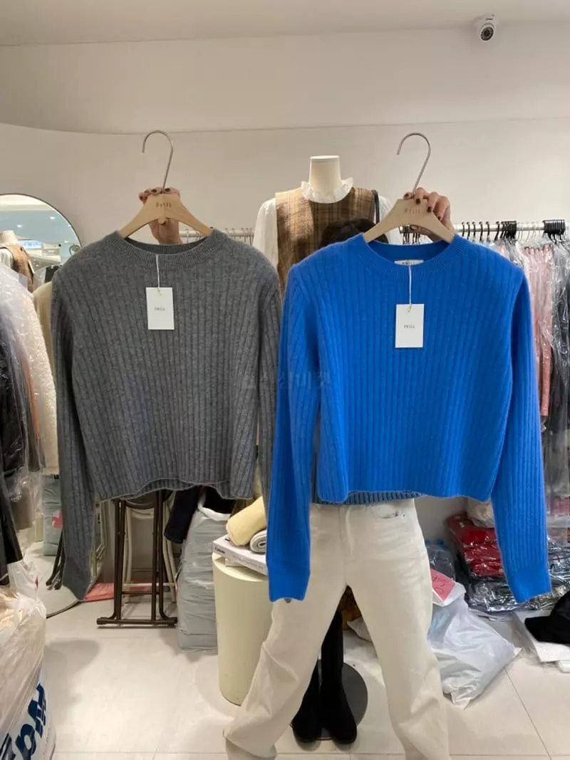 Frill - Korean Women Fashion - #womensfashion - Real Knit Ttee - 6