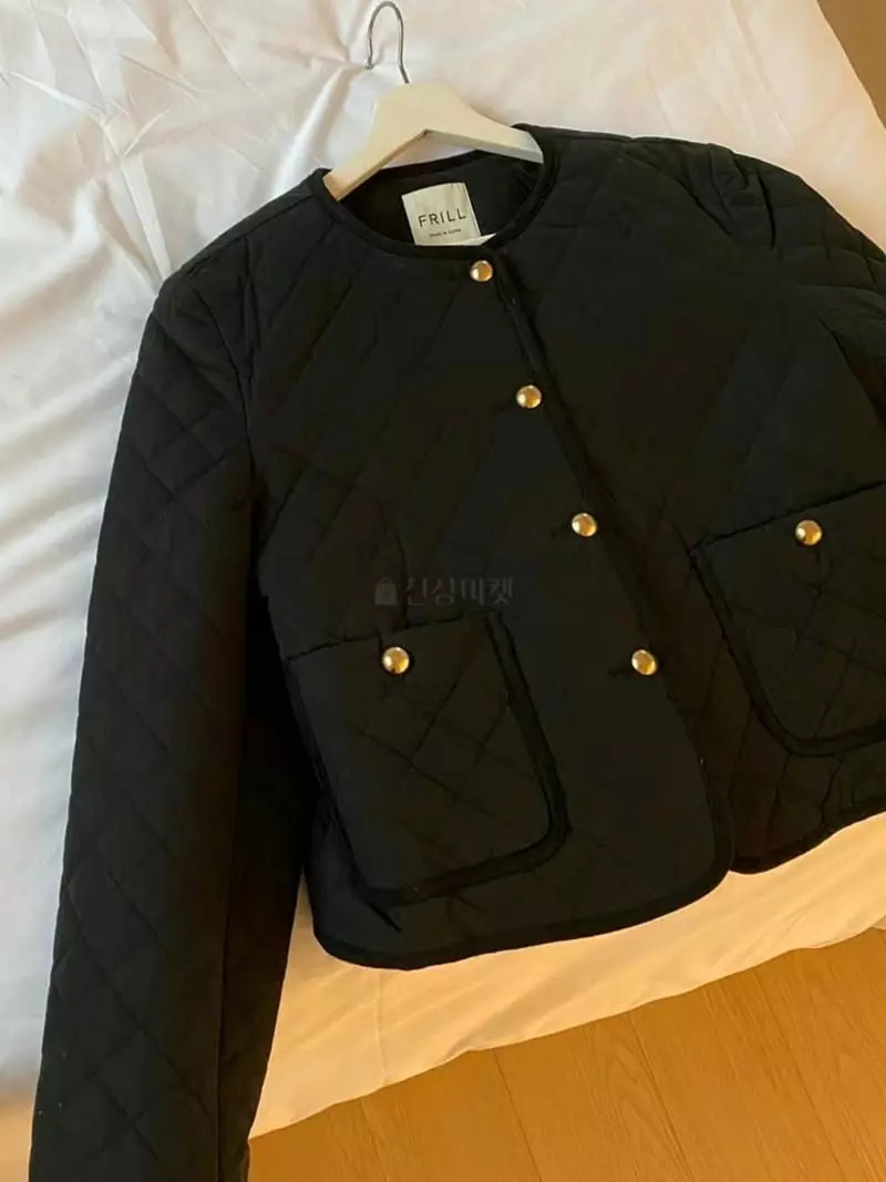 Frill - Korean Women Fashion - #womensfashion - Quilting Jacket - 2