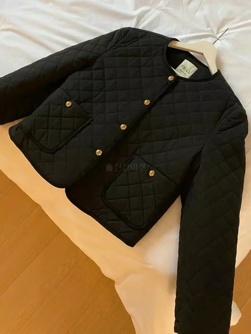 Frill - Korean Women Fashion - #momslook - Quilting Jacket - 4