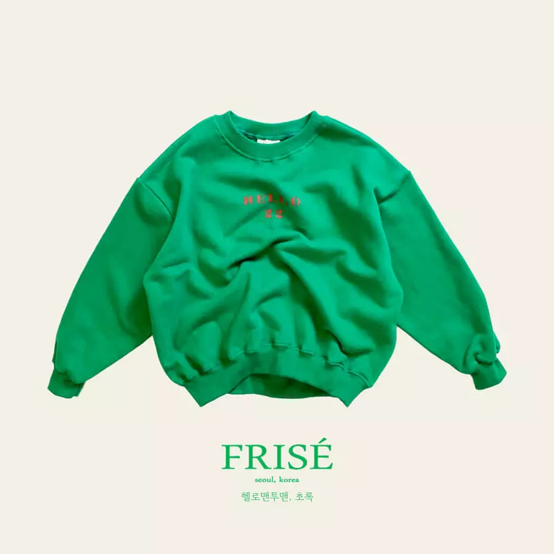 Frise - Korean Children Fashion - #discoveringself - Hello Sweatshirt - 5