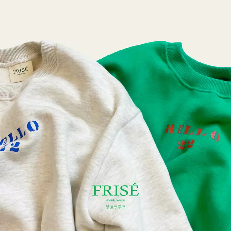 Frise - Korean Children Fashion - #kidsshorts - Hello Sweatshirt - 7
