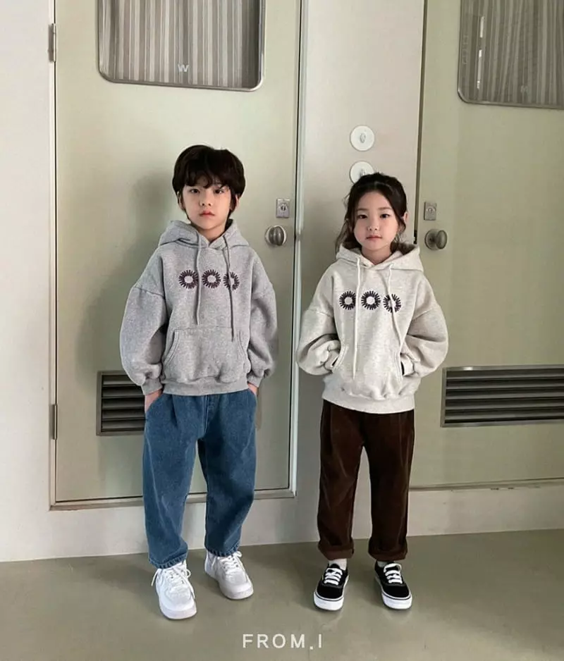 From I - Korean Children Fashion - #Kfashion4kids - Sun Embrodiery Hoody - 3