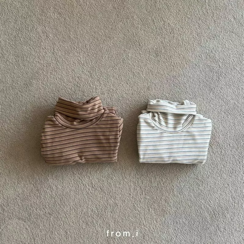 From I - Korean Children Fashion - #childofig - Stripes Turtleneck  - 12