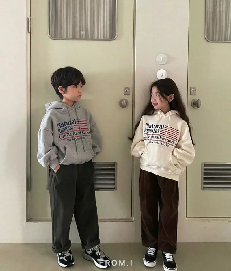 From I - Korean Children Fashion - #childofig - Natural Runner Hoody - 10
