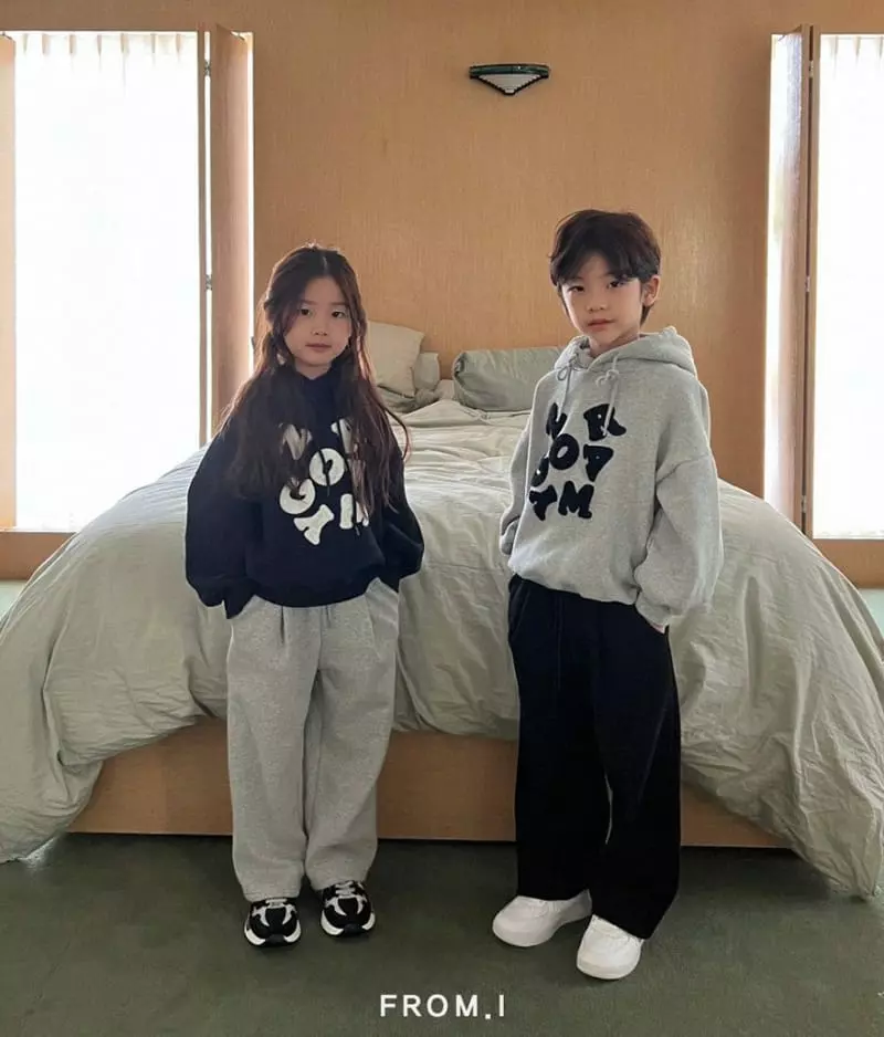 From I - Korean Children Fashion - #prettylittlegirls - Wide Sweat Pants - 4