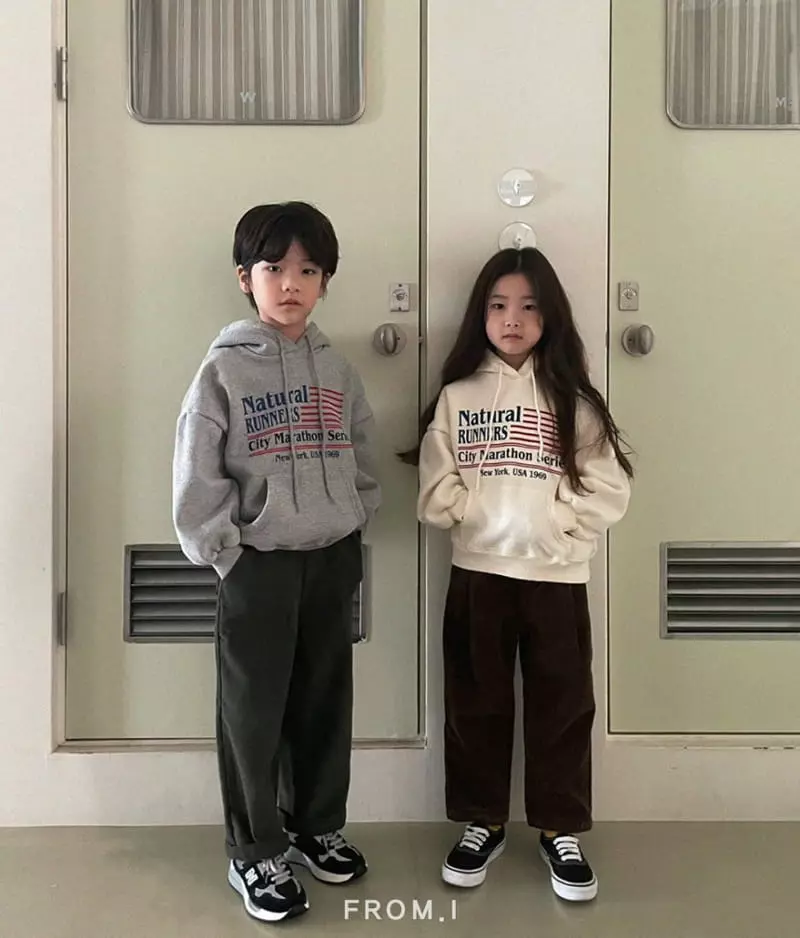 From I - Korean Children Fashion - #childrensboutique - Natural Runner Hoody - 11