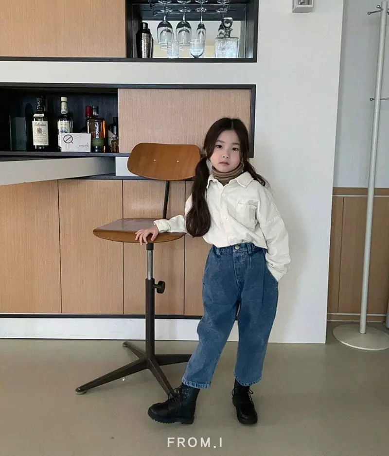 From I - Korean Children Fashion - #childrensboutique - Slit Twist Jeans - 9