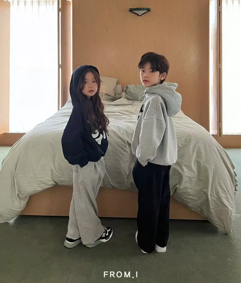 From I - Korean Children Fashion - #childrensboutique - Wide Sweat Pants - 6