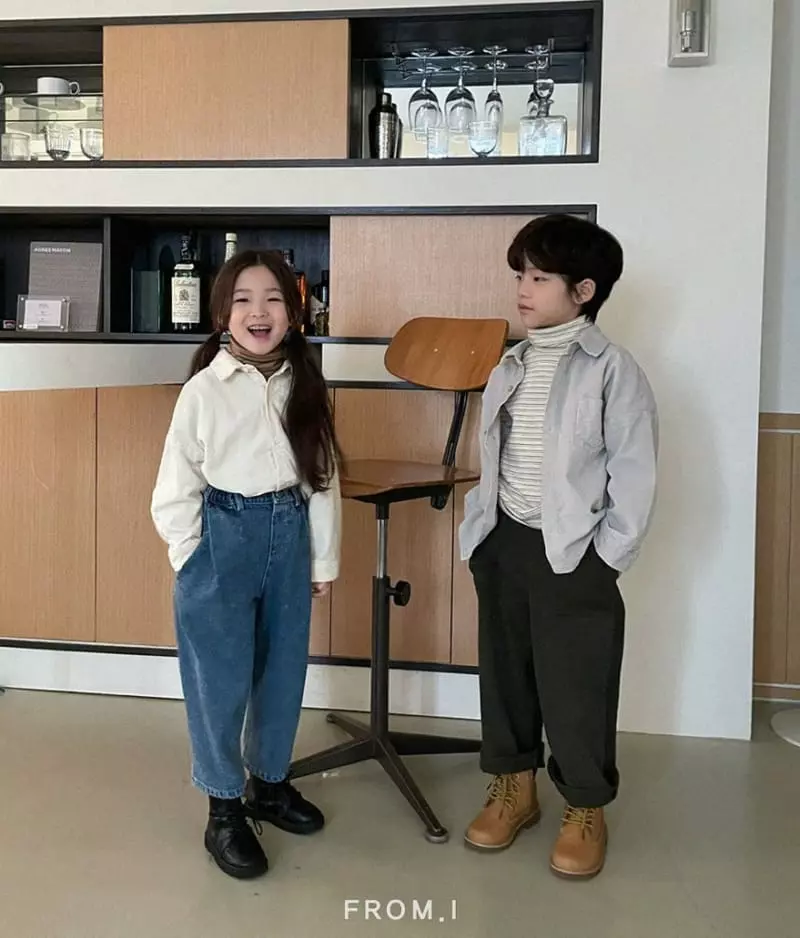 From I - Korean Children Fashion - #discoveringself - Slit Twist Jeans - 11