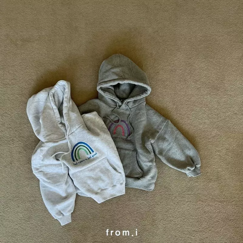 From I - Korean Children Fashion - #fashionkids - Rainbow Hoody
