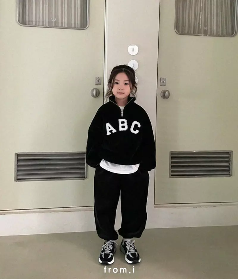 From I - Korean Children Fashion - #fashionkids - ABC Zip-up - 10