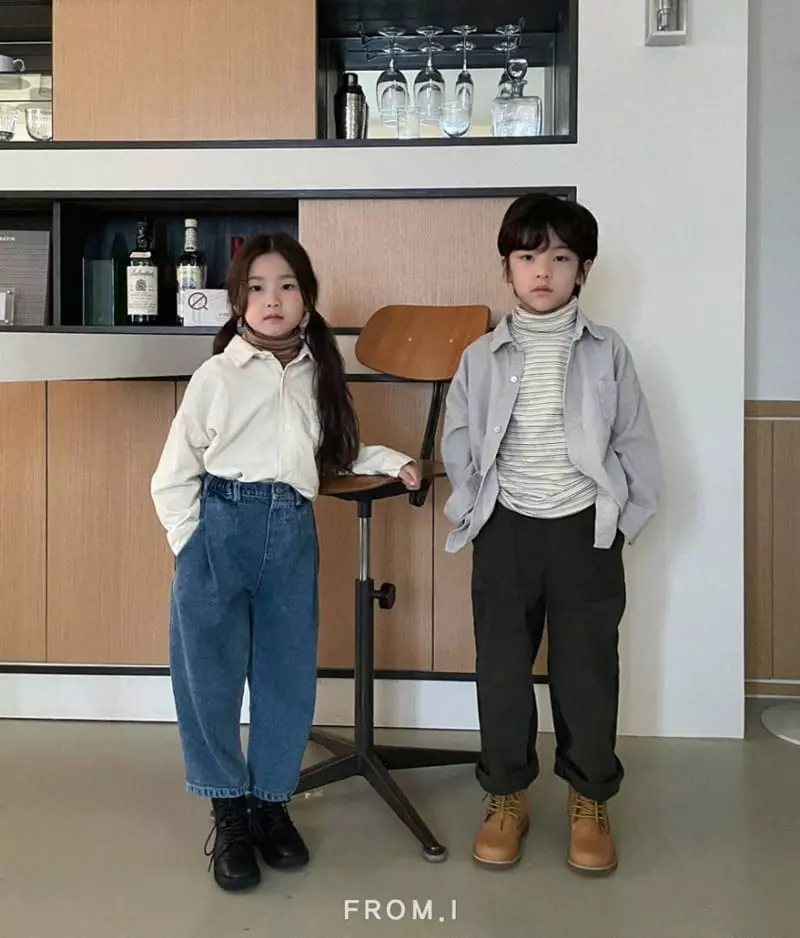 From I - Korean Children Fashion - #kidsshorts - Rib Shirt - 2