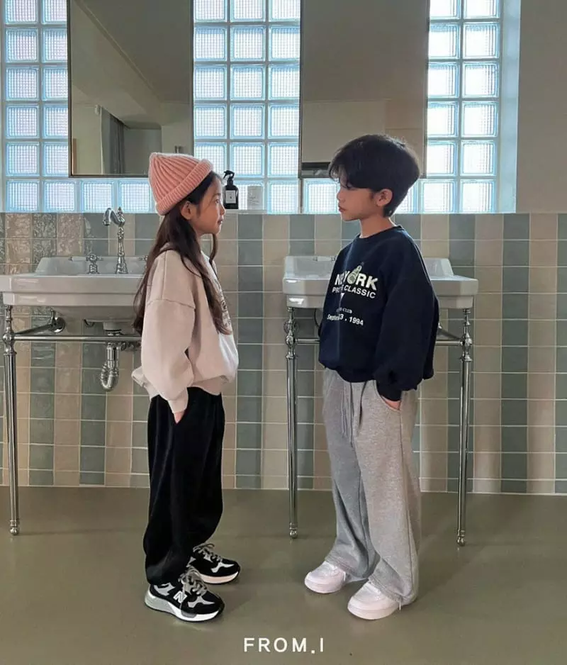 From I - Korean Children Fashion - #kidsshorts - Newyork Sweatshirt - 4