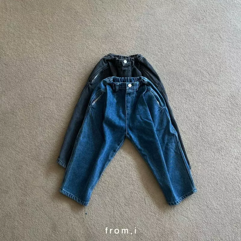 From I - Korean Children Fashion - #littlefashionista - Slit Twist Jeans