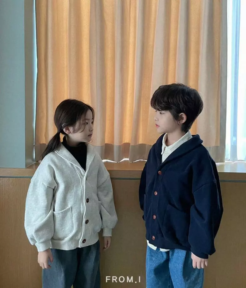 From I - Korean Children Fashion - #littlefashionista - Shawl Sweatshirt - 9