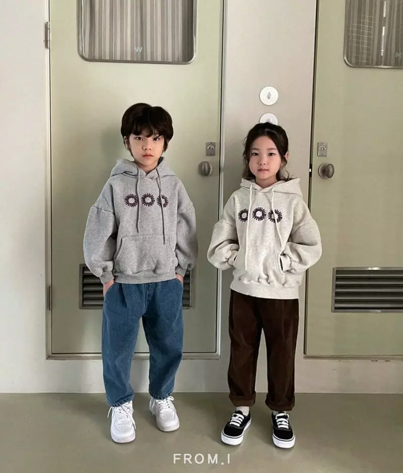 From I - Korean Children Fashion - #Kfashion4kids - Sun Embrodiery Hoody - 4