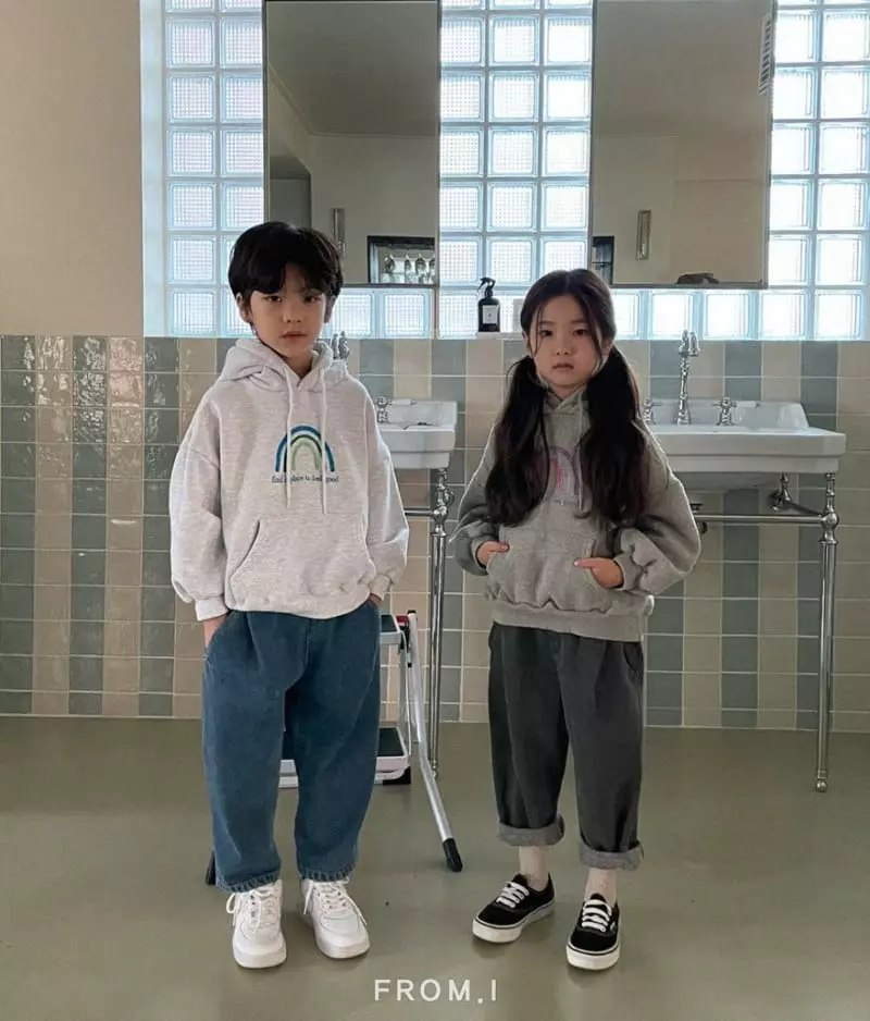 From I - Korean Children Fashion - #magicofchildhood - Rainbow Hoody - 7
