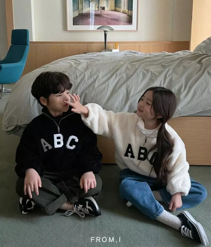 From I - Korean Children Fashion - #magicofchildhood - ABC Zip-up - 2