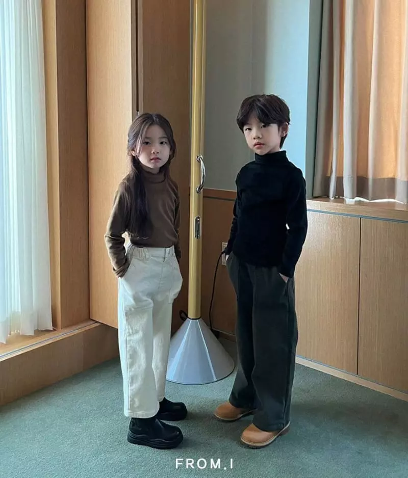 From I - Korean Children Fashion - #minifashionista - Veloure Turtleneck Tee - 6