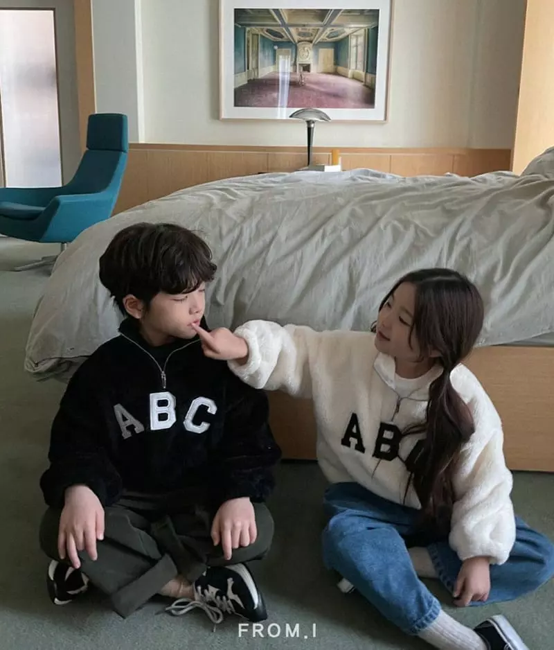 From I - Korean Children Fashion - #minifashionista - ABC Zip-up - 3