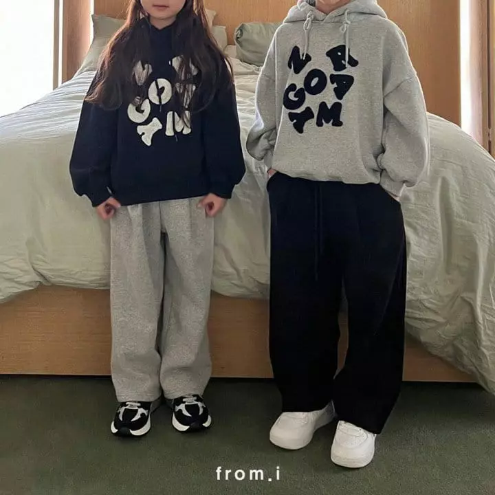 From I - Korean Children Fashion - #minifashionista - Wide Sweat Pants - 2