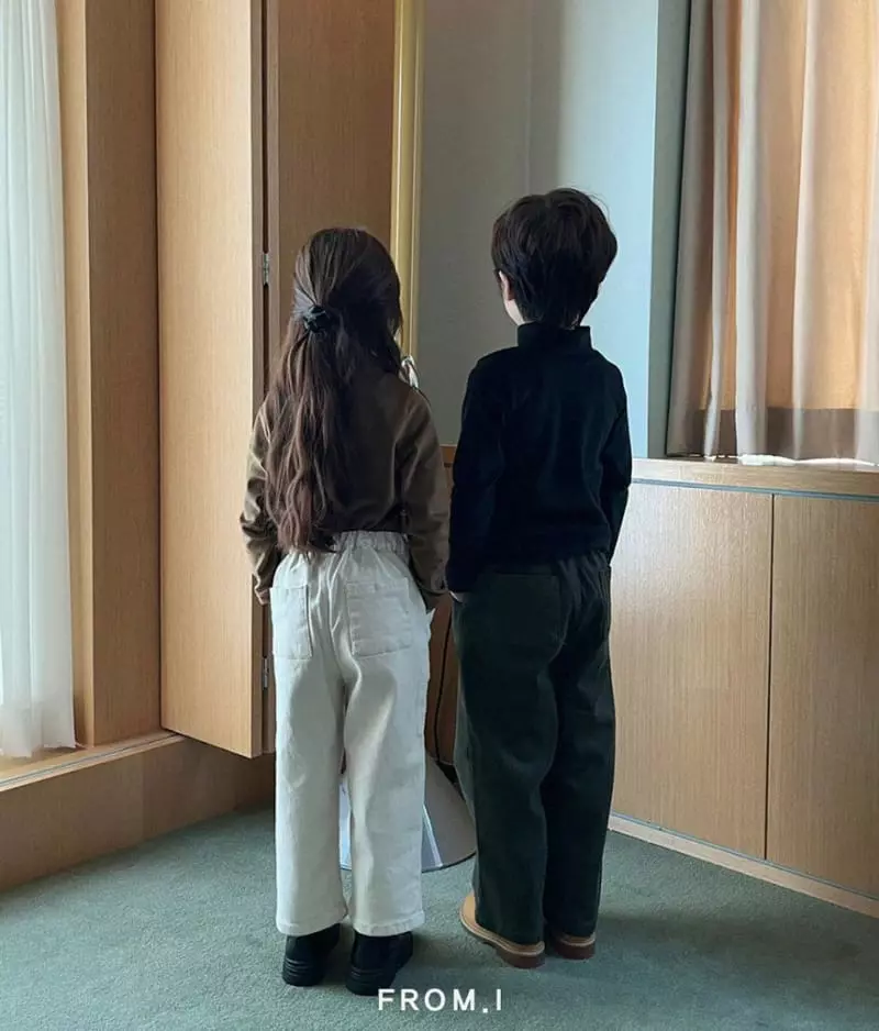 From I - Korean Children Fashion - #prettylittlegirls - Veloure Turtleneck Tee - 7
