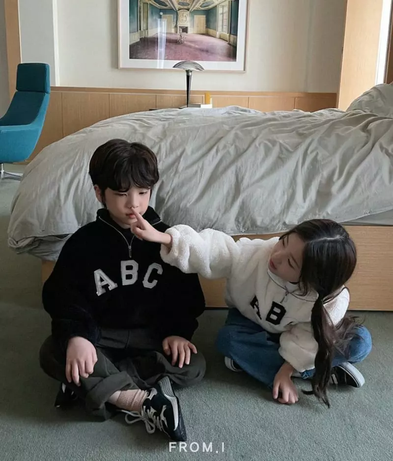From I - Korean Children Fashion - #minifashionista - ABC Zip-up - 4