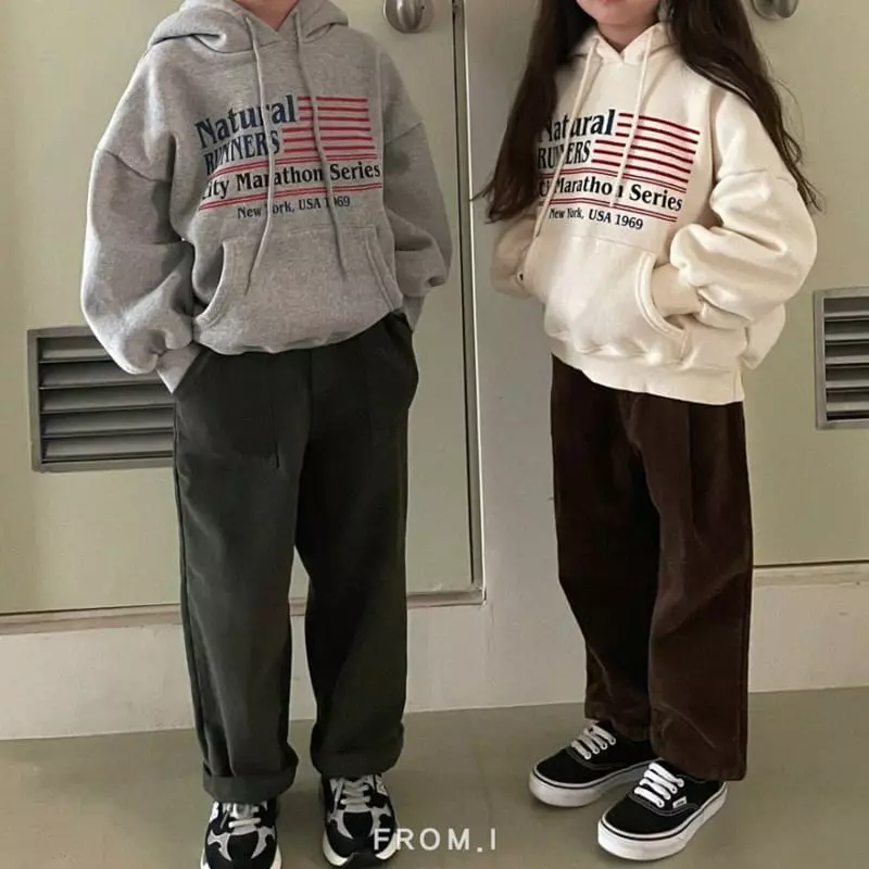 From I - Korean Children Fashion - #stylishchildhood - Natural Runner Hoody - 9