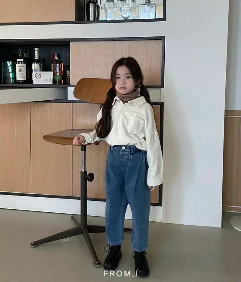 From I - Korean Children Fashion - #stylishchildhood - Slit Twist Jeans - 7