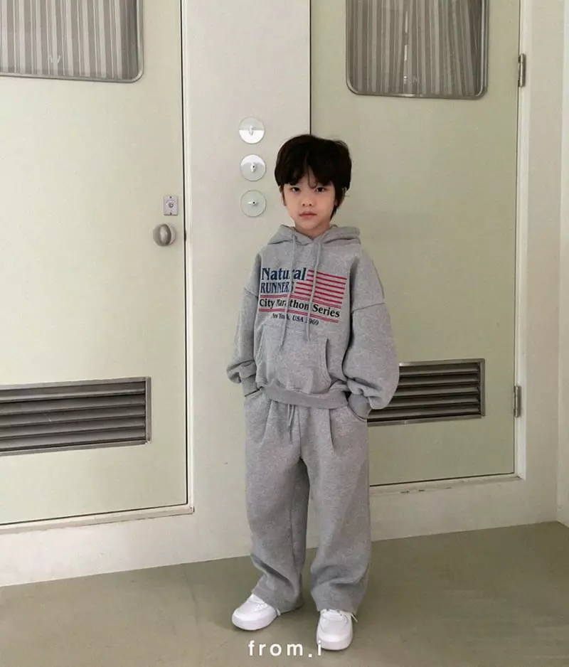 From I - Korean Children Fashion - #todddlerfashion - Natural Runner Hoody - 7