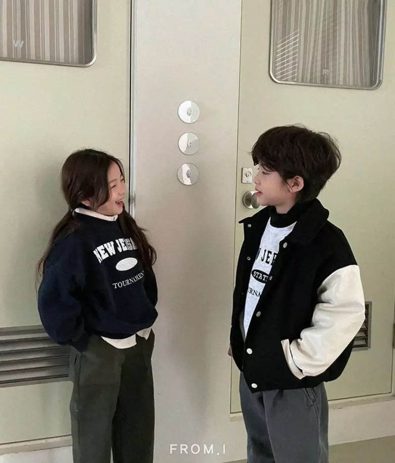 From I - Korean Children Fashion - #prettylittlegirls - New Jearsy Sweatshirt - 4