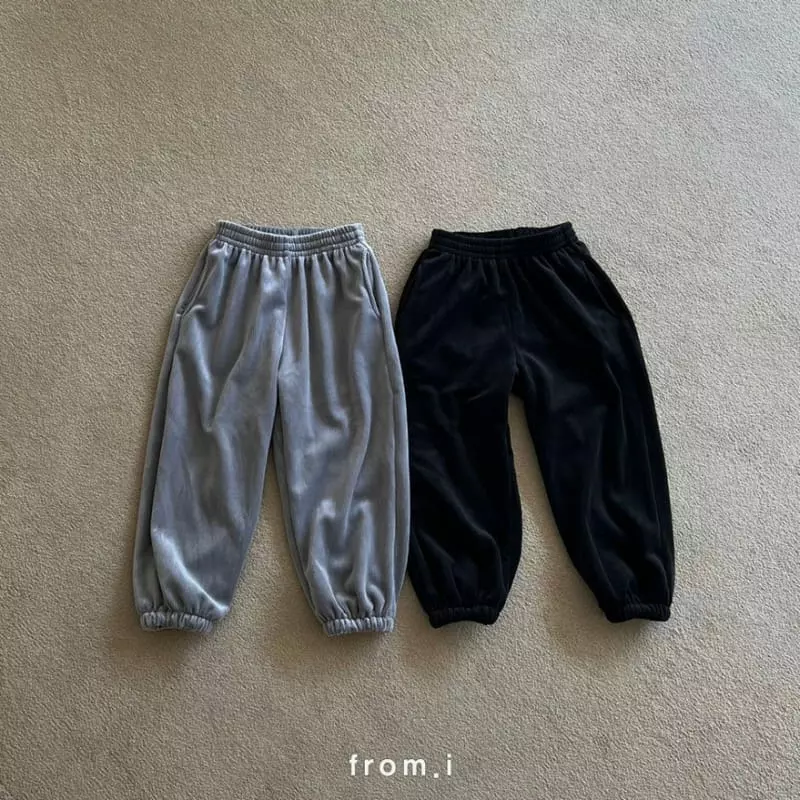 From I - Korean Children Fashion - #todddlerfashion - Veloure Pants