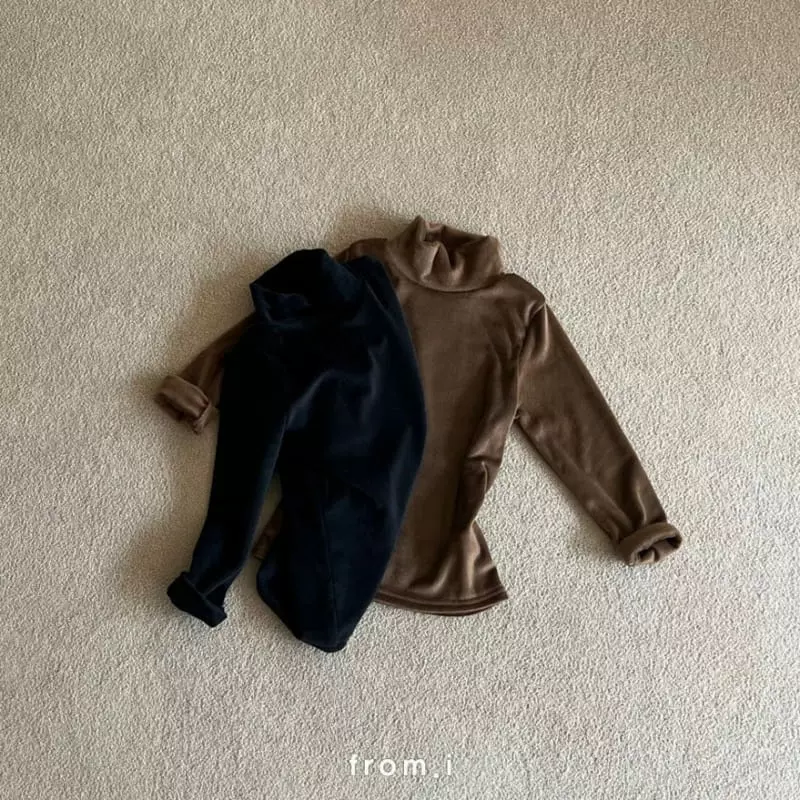 From I - Korean Children Fashion - #toddlerclothing - Veloure Turtleneck Tee - 9