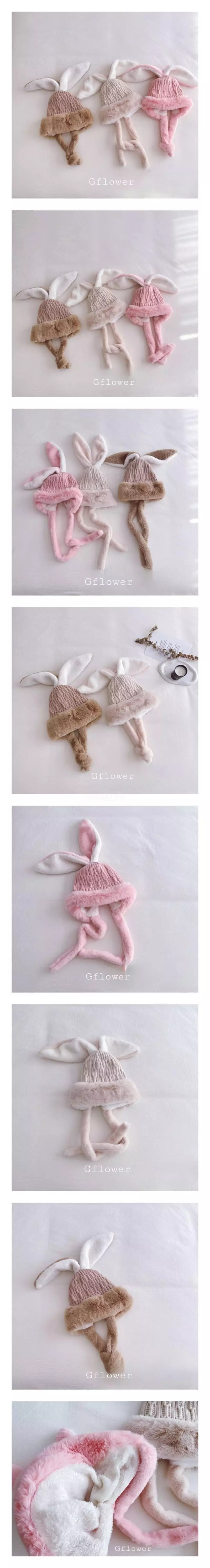 G Flower - Korean Baby Fashion - #babyboutiqueclothing - Rabbit Hat - 2