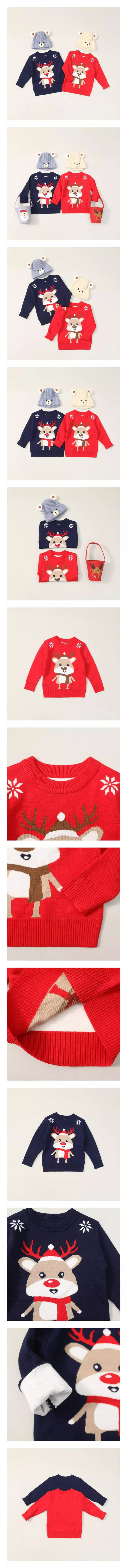 G Flower - Korean Children Fashion - #stylishchildhood - Rudolf Knit Tee