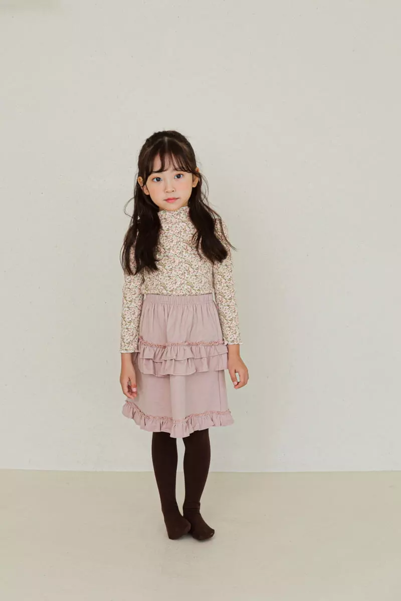 Ggomare - Korean Children Fashion - #Kfashion4kids - Rose Puff Tee