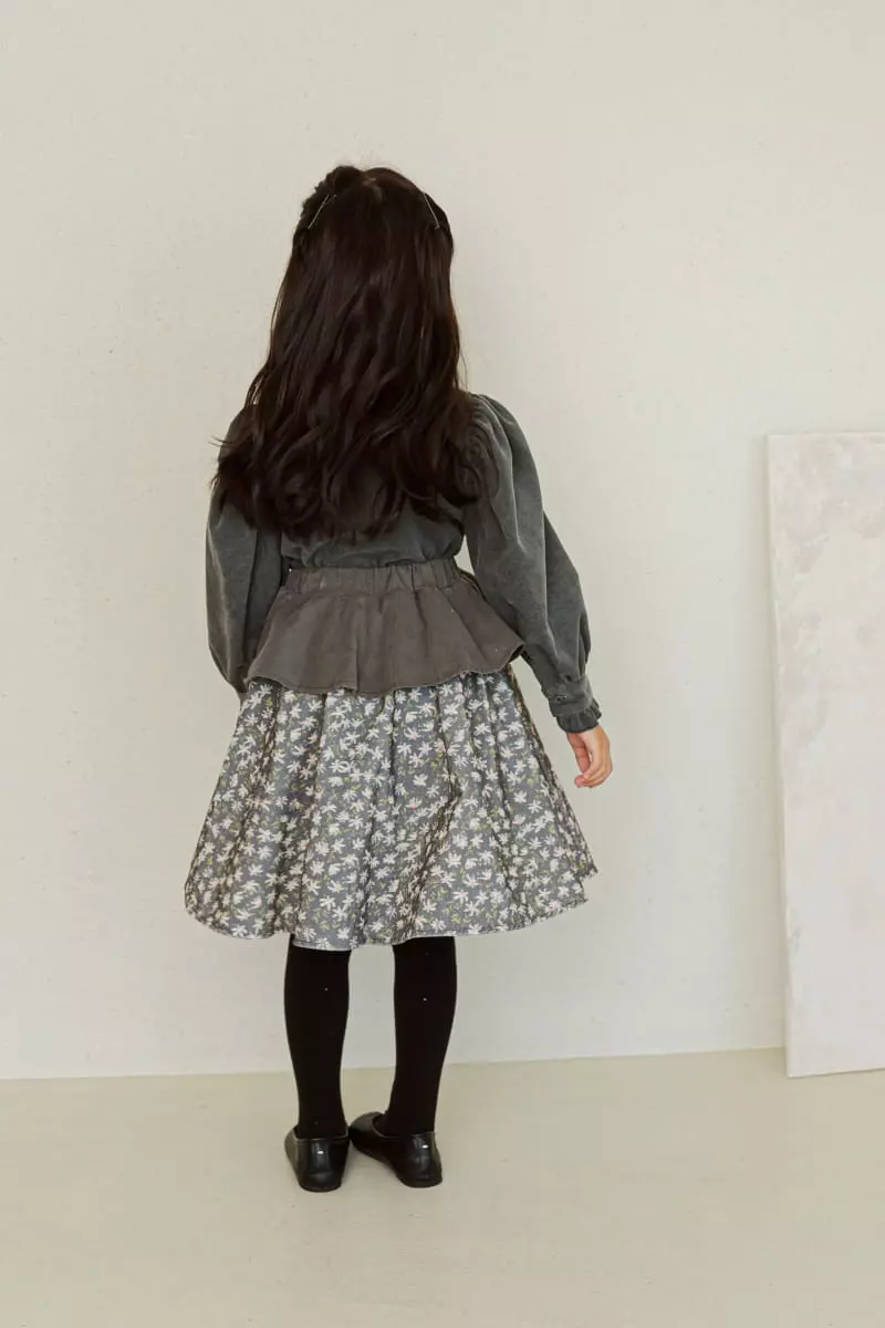 Ggomare - Korean Children Fashion - #kidsshorts - Blooming Blouse