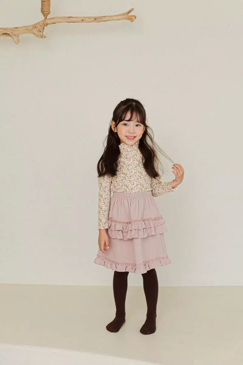 Ggomare - Korean Children Fashion - #prettylittlegirls - Rose Puff Tee - 5