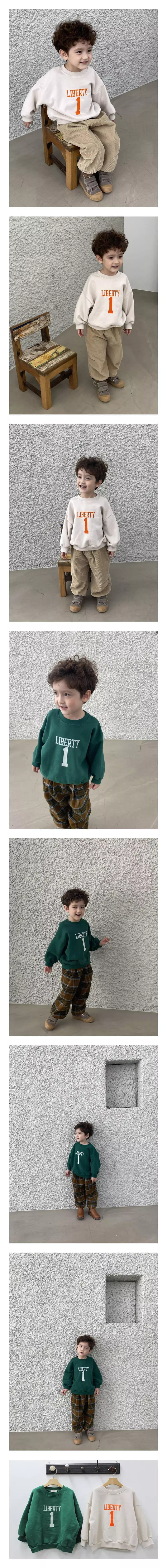 Green Tomato - Korean Children Fashion - #littlefashionista - Luiberty Sweatshirt