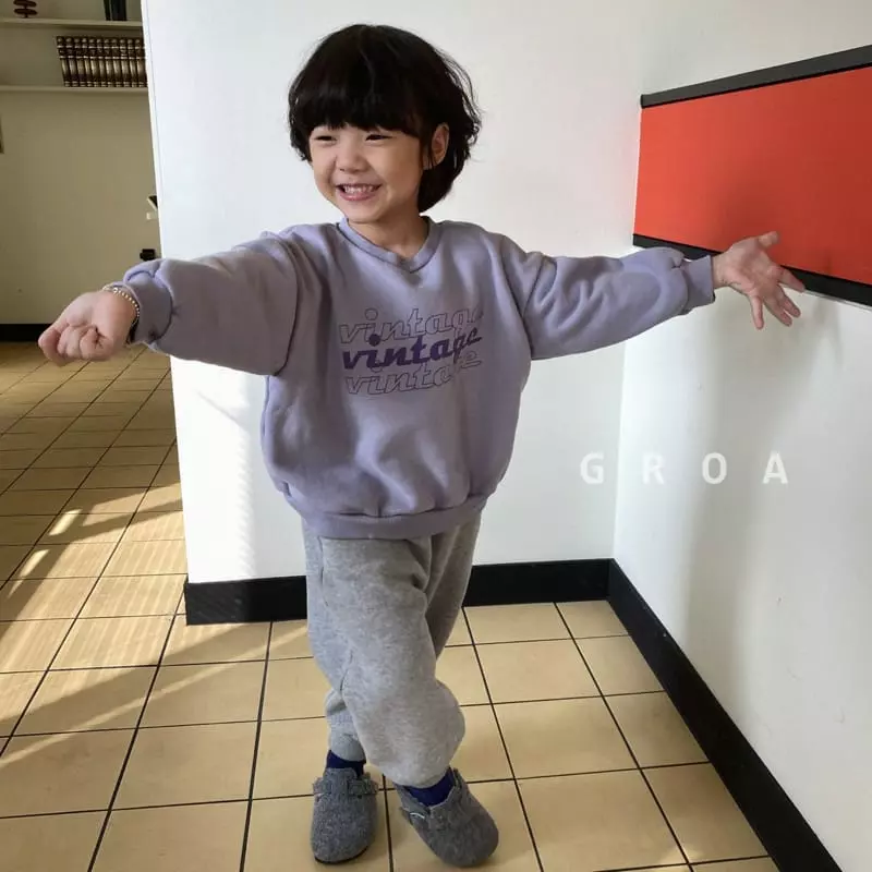 Groa - Korean Children Fashion - #childofig - Vintage Sweatshirt