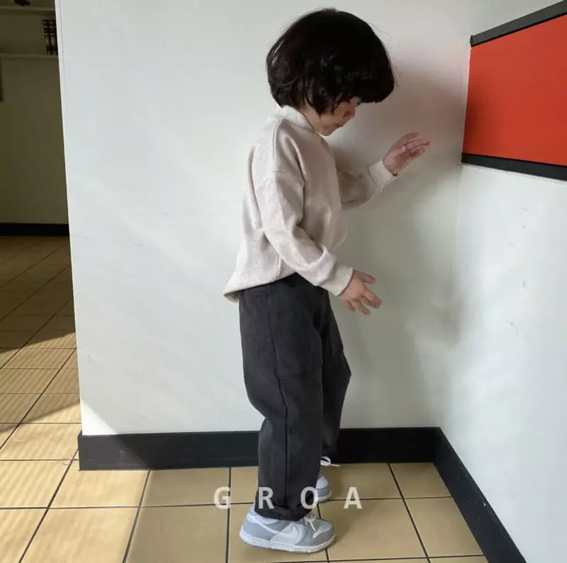 Groa - Korean Children Fashion - #childrensboutique - Fleece Big Pocket Pants - 6