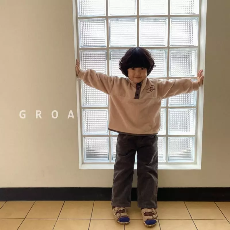 Groa - Korean Children Fashion - #designkidswear - Rib Fleece Pants - 6