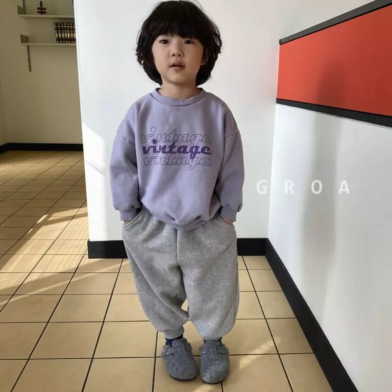 Groa - Korean Children Fashion - #designkidswear - Vintage Sweatshirt - 3