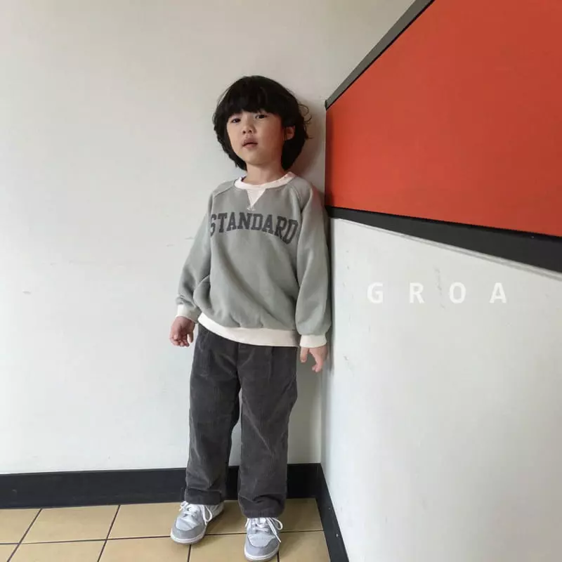 Groa - Korean Children Fashion - #discoveringself - Rib Fleece Pants - 7