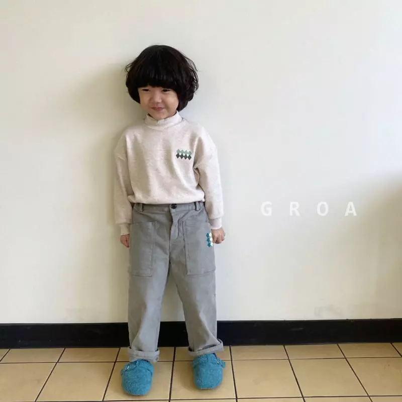 Groa - Korean Children Fashion - #kidzfashiontrend - Fleece Big Pocket Pants - 12