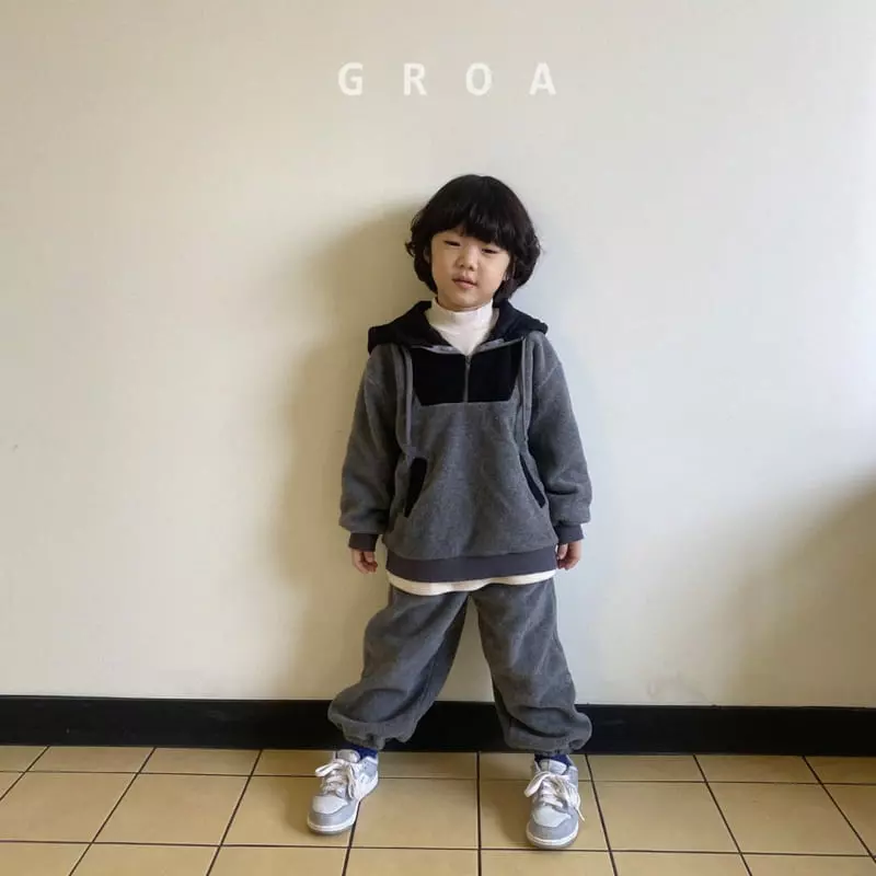 Groa - Korean Children Fashion - #kidzfashiontrend - Mongle Zip-up Hoody - 3